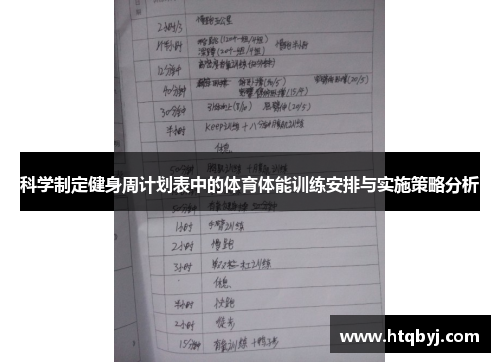 科学制定健身周计划表中的体育体能训练安排与实施策略分析